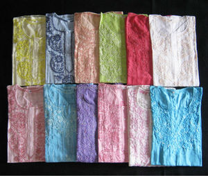 Lote al por Mayor de Kurta Indio Listo para Usar, Kurta Corto de Algodón Bordado a Mano - Product Image 3