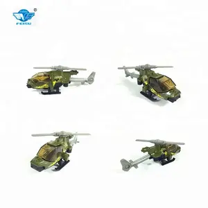 Iyi selling1: 64 promosyon askeri ordu oyuncak kamyon ve metal helikopter modeli