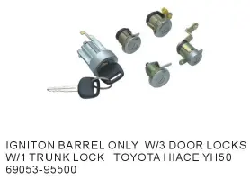 Дверные замки с 1 замком для багажника для Toyota Hiace Yh50 69053-95500 комбинированный переключатель/стартовый переключатель зажигания