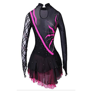 LIUHUO-disfraces de patinaje artístico para niñas, trajes de competición de patinaje para mujeres, hecho en China - Product Image 3