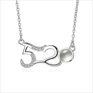 2019 Mode-sieraden Rose Gold Plated 100 Talen Te Zeggen <span class=keywords><strong>I</strong></span> <span class=keywords><strong>Love</strong></span> U Oog Hart Liefde 520 Geprojecteerd Hanger Ketting