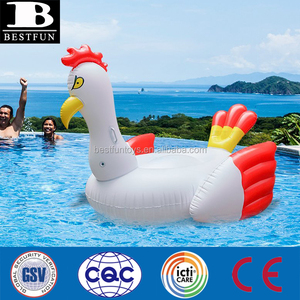Flotador Inflable <span class=keywords><strong>de</strong></span> Gallo <span class=keywords><strong>de</strong></span> Vinilo Grueso y Resistente, Isla Flotante Gigante para Montar, para Adultos, Fiestas <span class=keywords><strong>de</strong></span> Verano en <span class=keywords><strong>la</strong></span> Piscina - Product Image 5