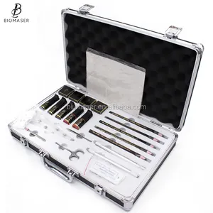 Alat Microblading Alis Profesional Kit Pena Makeup Permanen Microblading untuk Akademi