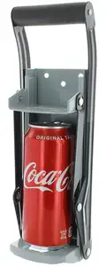 Can Crusher Bottle Opener 16oz Aluminum Can Crusher Bottle Opener Heavy Duty Large Metal Wall Mounted Soda Beer Smasher-Eco-Friendly Recycling Tool