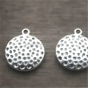 20 pendentifs de boule de Golf en argent Antique, breloques de sport 22x19mm