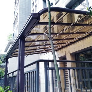 Venta caliente PC sólido marco <span class=keywords><strong>de</strong></span> aleación <span class=keywords><strong>de</strong></span> aluminio terraza toldo <span class=keywords><strong>para</strong></span> al aire libre - Product Image 6