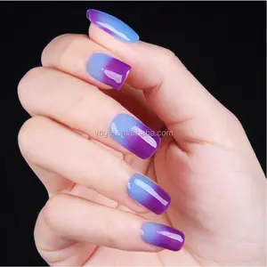 VBG IMPRESS 2018 most popular private label 7.3ml 12colors palmtimun temperature color changing thermal gel nail polish