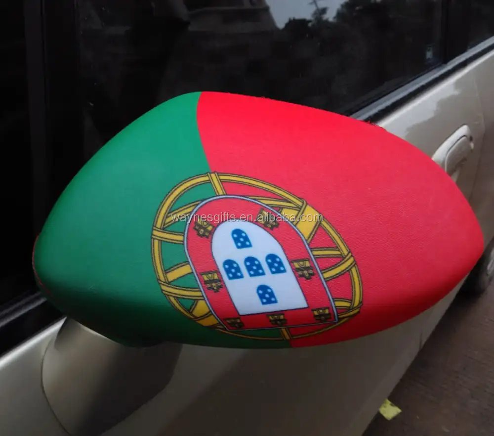 Venda barata portugal bandeira de carro espelho de bandeira