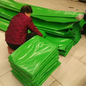 Nhựa màu xanh lá cây Vải PE/PVC tấm bạt/Tarp Rolls - Product Image 2