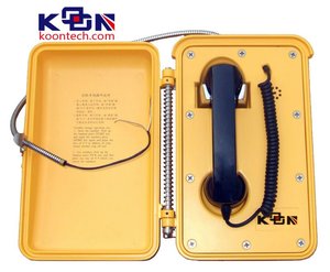 <span class=keywords><strong>Teléfono</strong></span> a prueba <span class=keywords><strong>de</strong></span> mal tiempo <span class=keywords><strong>de</strong></span> la prevención contra los incendios, teléfonos del muelle amarillo KNSP-03 - Product Image 1