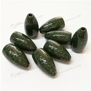 Peso de tungsteno para pesca, anzuelos de pesca hechos en tungsteno, 1/2 oz, venta al por mayor