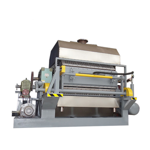 Ligne de production de machines à fabriquer des barquettes et des cartons à œufs avec moteur électrique contrôlé par PLC pour le recyclage du papier usagé avec pompe - Product Image 2