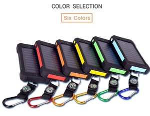 Banque d'alimentation <span class=keywords><strong>solaire</strong></span> étanche 30000mAh Chargeur <span class=keywords><strong>solaire</strong></span> 2 ports USB Chargeur <span class=keywords><strong>externe</strong></span> Powerbank <span class=keywords><strong>Smartphone</strong></span> avec lumière LED - Product Image 2