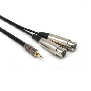 Câble Audio 3.5mm stéréo prise <span class=keywords><strong>jack</strong></span> à gauche et droite fiches <span class=keywords><strong>XLR</strong></span> Y splitter pur cuivre ligne câble <span class=keywords><strong>micro</strong></span> - Product Image 3