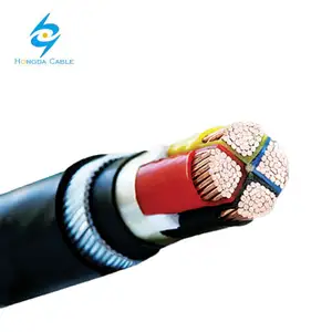 yjv32 0.6/1kv 4x16mm2 4x35 4x70 4x95 4x120 4x150 4x185 cu xlpe swa pvc 60502 standard power cable