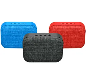 Hot Selling Wholesale Portable T3 BT Speaker Fabric Design Wireless Mini BT Speaker Support TF Card