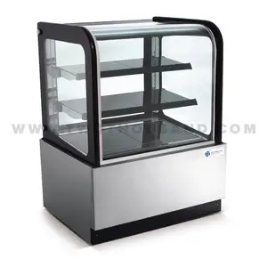 TT-MD89A L900 мм вертикальный стеклянный дисплей для пищевых продуктов Холодильная витрина