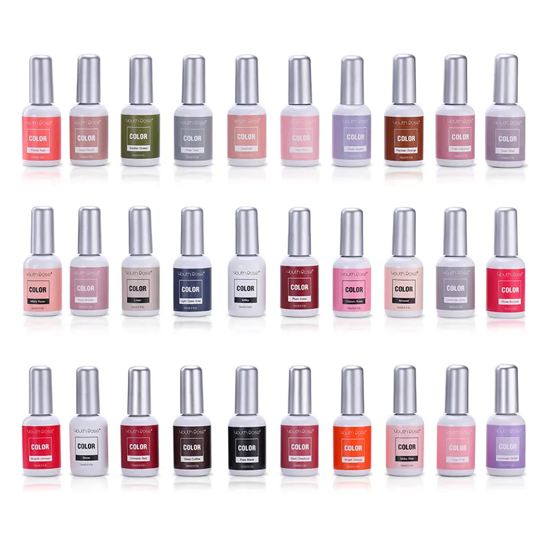 Jugend Rose Großhandel Nagel Designs Farbe Kunst Malerei Starter Kit UV Nagel Gel Polish Set