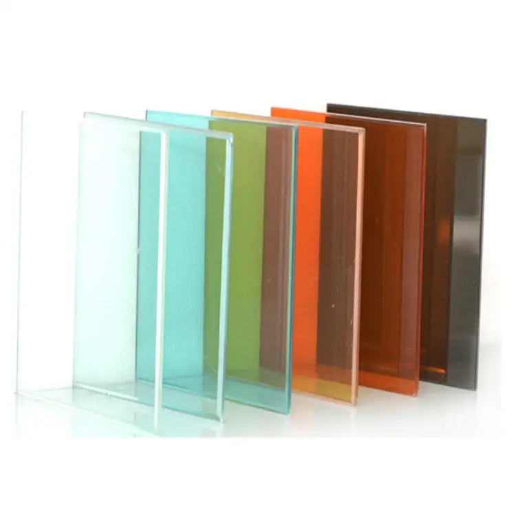 Euro Grey Laminated Glass Lieferanten Werks sicherheit 1.52 Clear Color PVB gehärtetes Verbundglas Preis