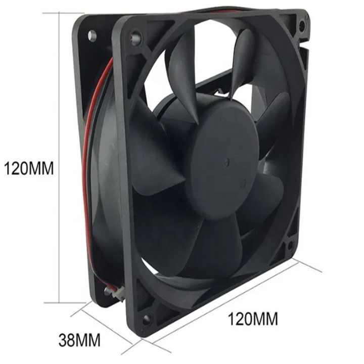 Manufacturer High Airflow 120mm 48V DC Cooling Fan for Squirrel 