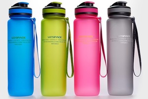 Flip Caño tritan bebida deportes hidratación botella de agua para ciclismo senderismo <span class=keywords><strong>camping</strong></span> - Product Image 2