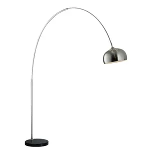 Italiaanse Ontwerp Hot Stand Licht E27 40W Chrome Vissen Arc Vloerlamp