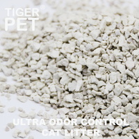 TIGER PET Remplisseurs pour litière pour chat en bentonite en forme de boule - 100% biodégradable et écologique, faible teneur en poussière