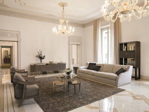 Di fascia alta di lusso in marmo in pelle scamosciata mobile <span class=keywords><strong>credenza</strong></span> - Product Image 5