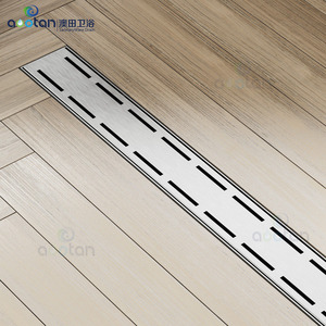 Chất lượng cao thép không gỉ SUS304 vô hình gạch chèn dài tuyến tính thoát nước sàn phòng tắm giấu vòi hoa sen thoát nước sàn - Product Image 1