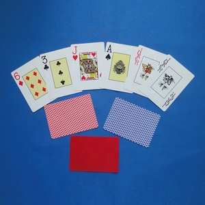 Custom made 100% plastic playing cards wholesale
