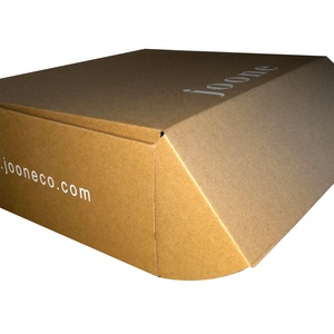 100% boîtes postales recyclables en papier ondulé gaufrage pour emballage de fard à joues de crème pour le visage boîte d'expédition en papier Kraft personnalisable - Product Image 6