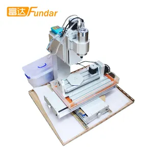 Preço de Fábrica de alto Desempenho HY-3040 5 eixos de Mini CNC Router Gravura Água-de Refrigeração Do Eixo Da Máquina De Trituração De Madeira & pedra