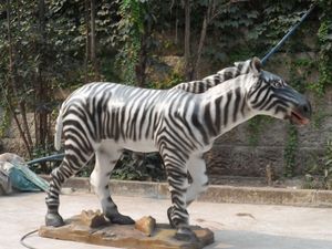 2023 הדמיה הניתנת להתאמה אישית ענק הליכה זברה אנימטרוני בעלי חיים עבור פארק שעשועים - Product Image 6