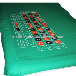 Mantel de <span class=keywords><strong>Ruleta</strong></span> de Casino DG RUITEN, 100% Poliéster, Diseño Verde con <span class=keywords><strong>Doble</strong></span> <span class=keywords><strong>00</strong></span> - Product Image 2