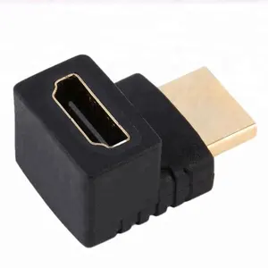 90 270 Degree Right Angle 4K HDMI-compatible Extender Male to Female L-type Cable Connector