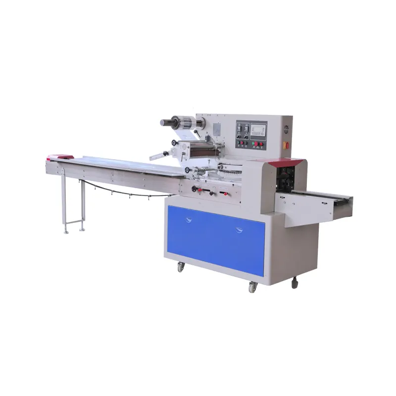 Automatic bread/biscuits/mochi/maamoul packaging machine