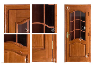 <span class=keywords><strong>Porte</strong></span> <span class=keywords><strong>d</strong></span>'<span class=keywords><strong>entrée</strong></span> principale modèle panneau en <span class=keywords><strong>bois</strong></span> <span class=keywords><strong>avec</strong></span> vitrage et <span class=keywords><strong>grille</strong></span> - Product Image 3