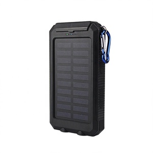 Cargador <span class=keywords><strong>Solar</strong></span> Impermeable para Teléfono, Banco de Energía de 20000mAh con Carga Rápida de 20W, Entrada Micro USB y Pantalla LED - Product Image 6