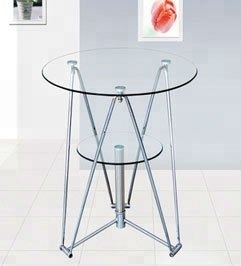 Plateau de table <span class=keywords><strong>rond</strong></span> en <span class=keywords><strong>verre</strong></span> <span class=keywords><strong>trempé</strong></span> teinté noir personnalisé, structure creuse pour salle à manger, extérieur, hôtel, éclairage industriel, entrepôt - Product Image 5