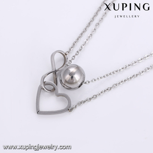 43470 Xuping rhodium pendentif superbe avec le symbole de <span class=keywords><strong>l</strong></span>'infini et un cœur entremê<span class=keywords><strong>l</strong></span>és féminins - Product Image 5