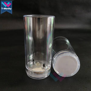 <span class=keywords><strong>Verre</strong></span> <span class=keywords><strong>à</strong></span> shot/gobelet LED T-Worthy réutilisable et léger de 50 ml avec capteur de liquide et logo personnalisé, activé par l'eau, en <span class=keywords><strong>plastique</strong></span> - Product Image 2