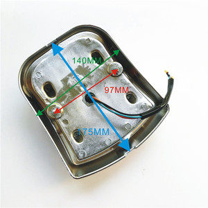 Fanale Posteriore a LED Cromato per <span class=keywords><strong>Vespa</strong></span> <span class=keywords><strong>PX</strong></span> 125 150 200 Faro Posteriore Luce di Coda - Product Image 6