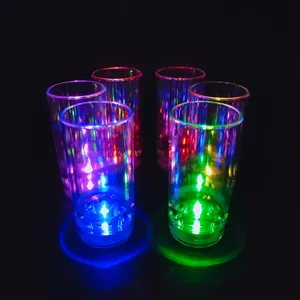 The creative personality shot glass add water glow