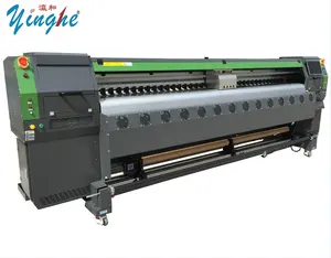 Nieuwe Product 240sqm/H Grootformaat 10 Voeten Industriële Inkjet Banner Printer Konica 512i