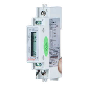 Single phase din rail energy meter measuring single phase two wire AC power network active energy consumption ADL-10E