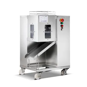 Máquina cortadora de carne automática de alta eficiencia, máquina cortadora de carne de pollo congelado, procesamiento de carne