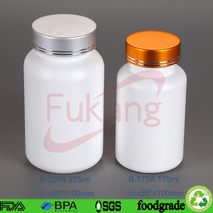 Botella de plástico vacía para mascotas, tarro de plástico de jengibre, 225ml, suplementos de cápsula para drogas, color verde - Product Image 5