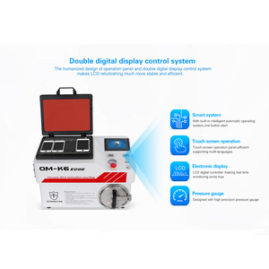 OCA Master <span class=keywords><strong>Om</strong></span> <span class=keywords><strong>K6</strong></span> cạnh unbent Flex LCD Glass OCA Máy cán chân không được xây dựng trong bong bóng Remover phẳng/cong màn hình cán - Product Image 5