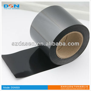 Dsn500 0.13mm super conductivité thermique feuille de graphite naturel(nue., avec un film pet, avec de la colle ou les deux) - Product Image 1