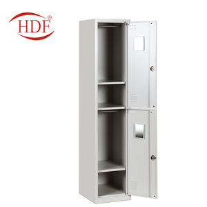 Thép Chất Lượng Cao Almari Nội Thất Lưu Trữ Thương Mại 2 <span class=keywords><strong>Tier</strong></span> Đúp Cửa Nhỏ Kim Loại Mỏng Tủ Khóa Cho Nhân Viên - Product Image 4